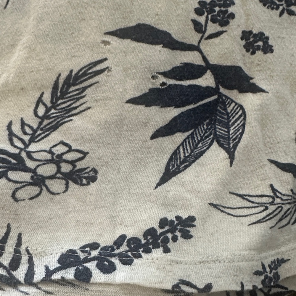 Lucky Brand two tone floral tee xs - Picture 5 of 6
